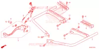 PEDALE   REPOSE PIED pour Honda FOURTRAX 520 FOREMAN RUBICON 4X4 AT DCT EPS DELUXE de 2024