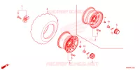 ROUE ARRIERE pour Honda FOURTRAX 520 FOREMAN RUBICON 4X4 AT DCT EPS DELUXE de 2024