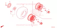 ROUE AVANT pour Honda FOURTRAX 520 FOREMAN RUBICON 4X4 AT DCT EPS DELUXE de 2024