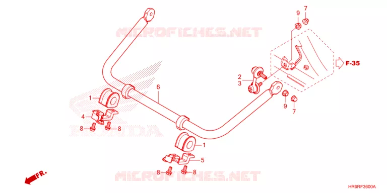 BARRE ANTI ROULIS Honda ATV 520 FOURTRAX 2024  TRX520FA7R