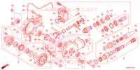 ENGRENAGE FINAL AVANT pour Honda FOURTRAX 520 FOREMAN RUBICON 4X4 AT DCT EPS DELUXE de 2024