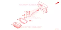 FEU ARRIERE pour Honda TRX 250 FOURTRAX RECON Electric Shift de 2024