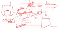 AUTOCOLLANTS pour Honda NSR 50 de 1987