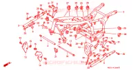 CADRE pour Honda VALKYRIE 1500 F6C TOURER de 2000