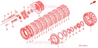 EMBRAYAGE pour Honda VALKYRIE 1500 F6C TOURER de 2000