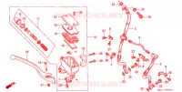 MAITRE CYLINDRE DE FREIN AVANT pour Honda VALKYRIE 1500 F6C TOURER de 2000