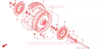 ROUE AVANT pour Honda VALKYRIE 1500 F6C TOURER de 2000