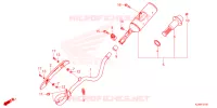 SILENCIEUX D'ECHAPPEMENT pour Honda CRF 125 F BIG WHEELS de 2024