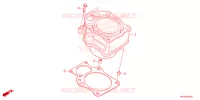 CYLINDRE pour Honda FOURTRAX 520 FOREMAN 4X4 ES EPS de 2024