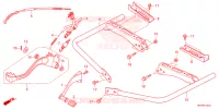 PEDALE   REPOSE PIED pour Honda FOURTRAX 520 FOREMAN 4X4 ES EPS de 2024
