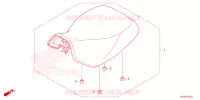 SELLE pour Honda FOURTRAX 520 FOREMAN 4X4 ES EPS de 2024