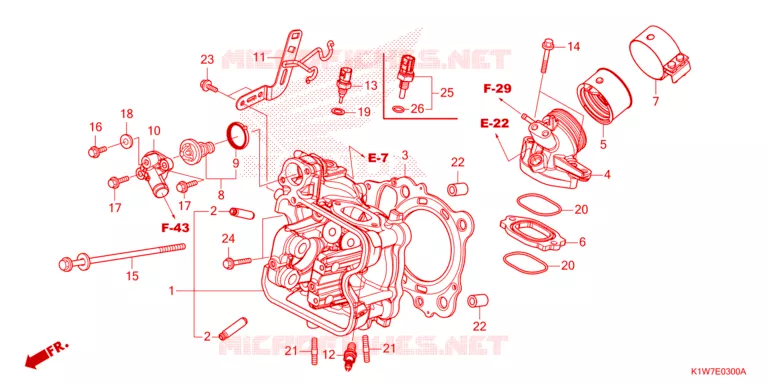 CULASSE Honda SCOOTER 350 SH 2024  SH350ASR