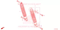 AMORTISSEUR ARRIERE pour Honda SH 350 SPORTY de 2024