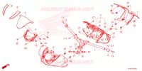 GUIDON   CARENAGE pour Honda SH 350 SPORTY de 2024