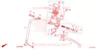 MAITRE CYLINDRE DE FREIN ARRIERE pour Honda SH 350 SPORTY de 2024