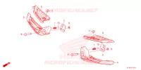 REPOSE PIED pour Honda SH 350 SPORTY de 2024