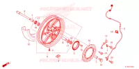 ROUE AVANT pour Honda SH 350 SPORTY de 2024