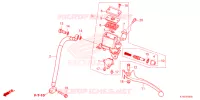 MAITRE CYLINDRE DE FREIN ARRIERE pour Honda SH 350 SPORTY de 2024