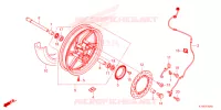 ROUE AVANT pour Honda SH 350 SPORTY de 2024