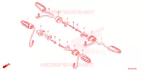 CLIGNOTANT pour Honda AFRICA TWIN 1100 ADVENTURE SPORT ES de 2024