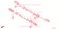 CLIGNOTANT pour Honda AFRICA TWIN 1100 de 2024