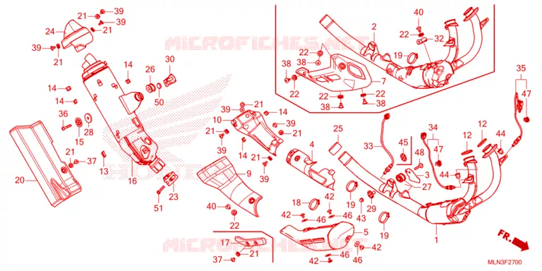 SILENCIEUX D'ECHAPPEMENT Honda MOTO 1100 AFRICA-TWIN 2024  CRF1100D3R