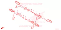 CLIGNOTANT pour Honda AFRICA TWIN 1100 DCT ADVENTURE SPORT ES de 2024