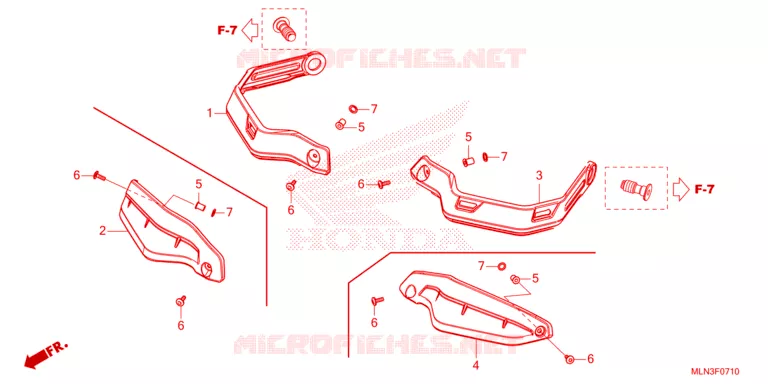 PROTEGES MAINS Honda MOTO 1100 AFRICA-TWIN 2024  CRF1100DR