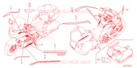 AUTOCOLLANTS pour Honda GL 1800 GOLD WING TOUR DCT, NAVI, AIRBAG de 2024