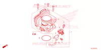CORPS DE PAPILLON pour Honda GL 1800 GOLD WING TOUR DCT, NAVI, AIRBAG de 2024