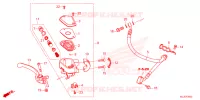 MAITRE CYLINDRE DE FREIN AVANT pour Honda GL 1800 GOLD WING TOUR DCT, NAVI, AIRBAG de 2025