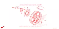 ROUE ARRIERE pour Honda SH 125 SPORTY de 2024