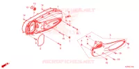 COUVERCLE GAUCHE pour Honda SH 125 SPORTY 5ED de 2024
