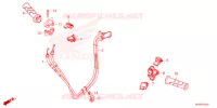 COMMODO   LEVIER   CABLE pour Honda SH 125 2ED SE SMART TOP BOX de 2024