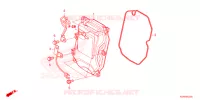 COUVRE CULASSE pour Honda SH 125 2ED SE SMART TOP BOX de 2024