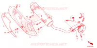 SILENCIEUX D'ECHAPPEMENT pour Honda SH 125 2ED SE SMART TOP BOX de 2024