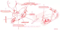 AUTOCOLLANTS pour Honda SH 150 2ED de 2024