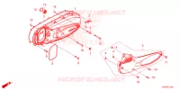 COUVERCLE GAUCHE pour Honda SH 150 2ED de 2024