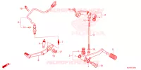 PEDALE pour Honda CB 500 HORNET de 2024