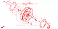 ROUE AVANT pour Honda CB 500 HORNET de 2024