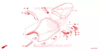 SELLE pour Honda CB 500 HORNET de 2024