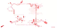 PEDALE pour Honda CB 500 HORNET de 2024