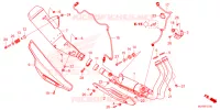 SILENCIEUX D'ECHAPPEMENT pour Honda CB 500 HORNET de 2024