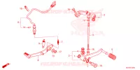 PEDALE pour Honda CB 500 HORNET de 2024