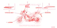 AUTOCOLLANTS pour Honda CB 500 HORNET de 2024
