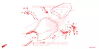 SELLE pour Honda CB 500 HORNET de 2024