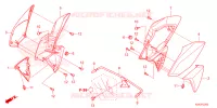 OUIES DE RADIATEUR pour Honda CBF 125 de 2024