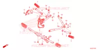 REPOSE PIED pour Honda CBF 125 de 2024