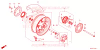 ROUE ARRIERE pour Honda CB 650 R de 2024