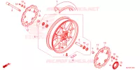 ROUE AVANT pour Honda CBR 500 R de 2024